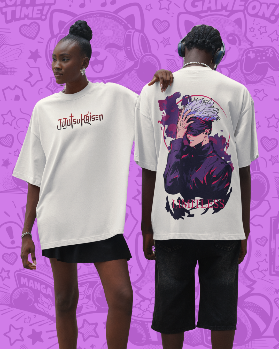 Camiseta Jujutsu Kaisen-Satoru Gojo