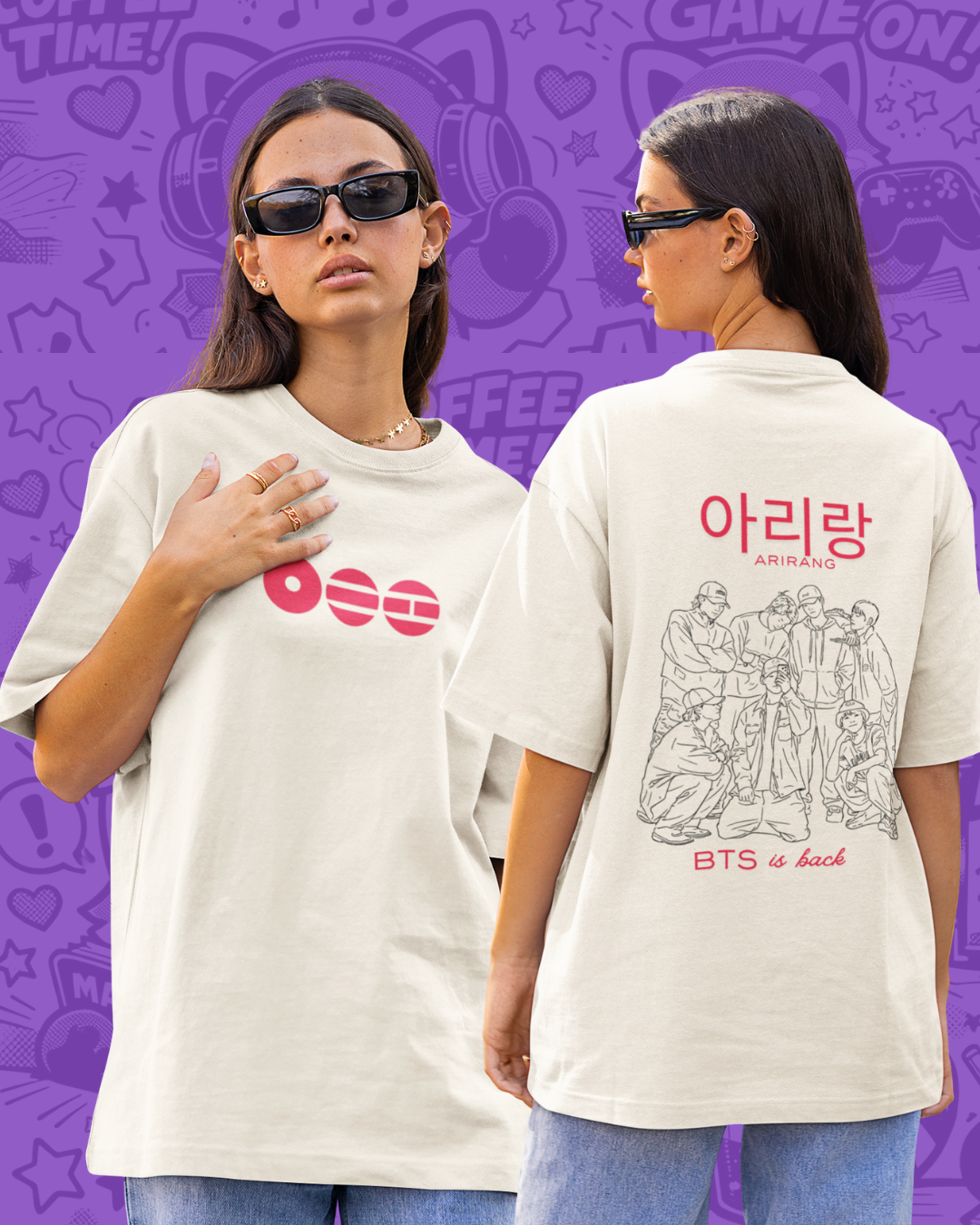 Camiseta BTS ARIRANG novo album