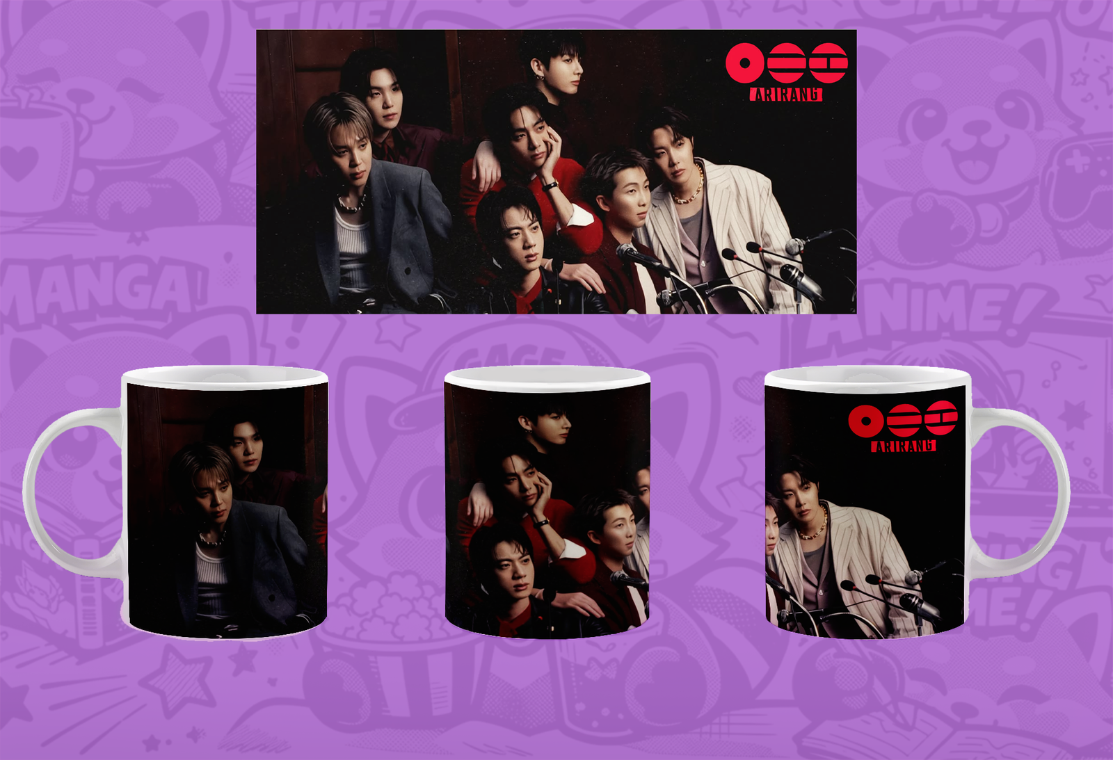 Caneca Arirang BTS - Comeback
