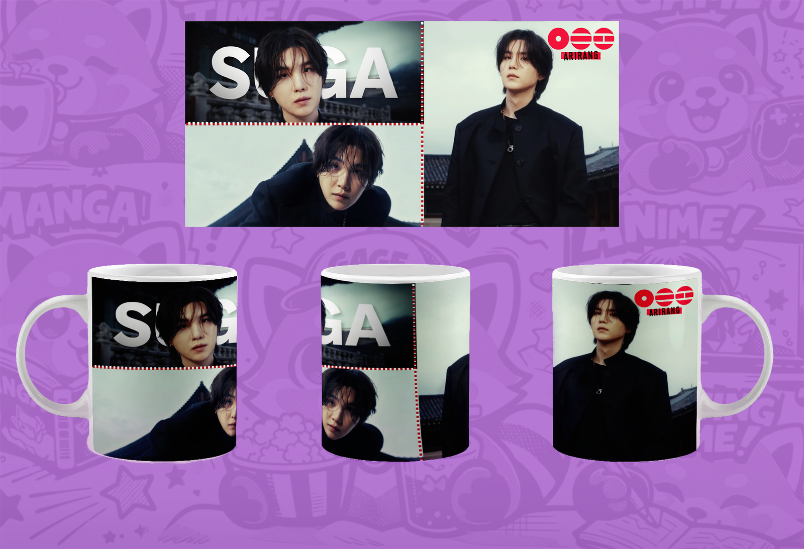 Caneca Arirang Suga BTS