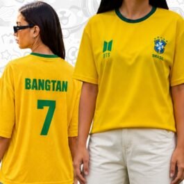 Camiseta Brasil BTS Dry Fit – Escolha Seu Membro Favorito ou Versão Bangtan | GagePop